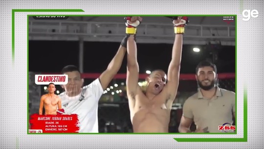 MMA: Marcone Clandestino nocauteia adversáriojogo educativo online36 segundosjogo educativo onlinelutajogo educativo onlinecompetiçãojogo educativo onlineSinop, no MT - Programa: G1 TV Tapajós 