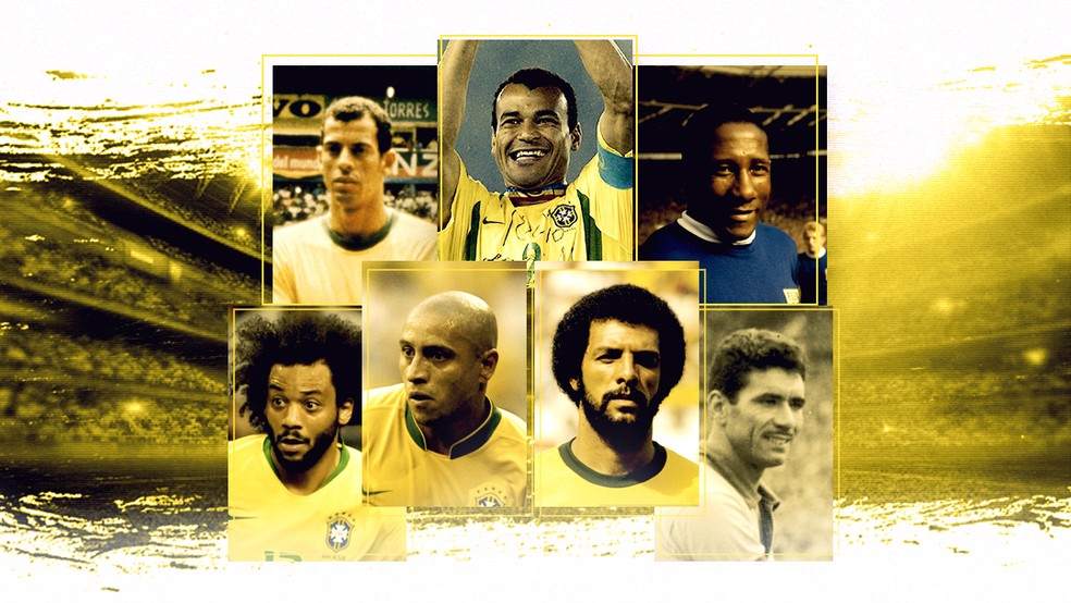 Cafu, Ronaldo e Pelé representam o Brasil no Dream Team Bola de Ouro da  France Football, futebol internacional