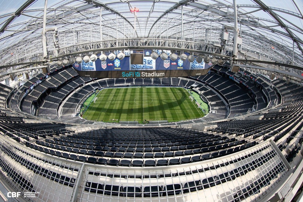 SoFi Stadium — Estádios com cobertura