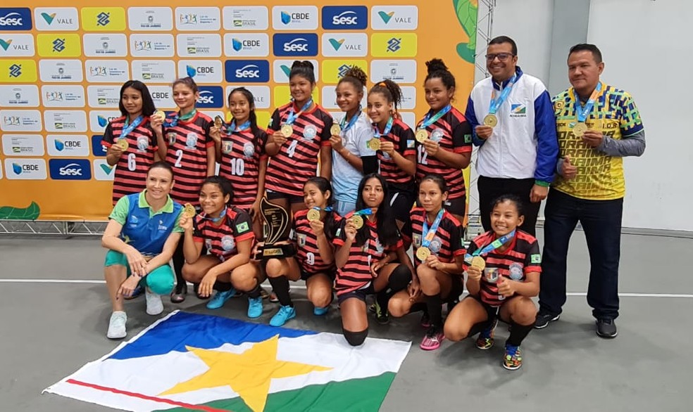 JOGOS DA JUVENTUDE  Equipe de Roraima conquista medalha de prata no vôlei  feminino