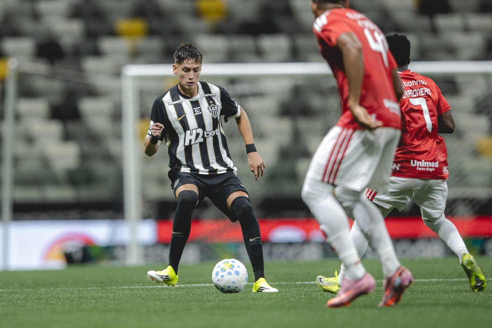 Iván Román; Atlético-MG x Internacional — Foto: Pedro Souza / Atlético
