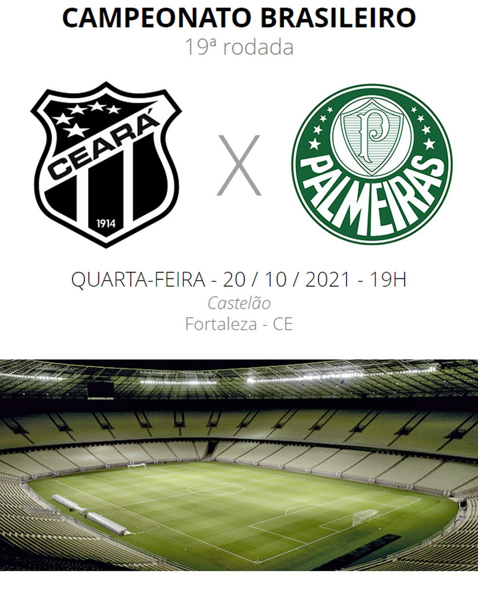 Veja os próximos jogos do Palmeiras no Campeonato Brasileiro