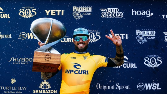 De volta ao "lar", Filipe Toledo tenta evitar corte na WSL na onda que o consagrou