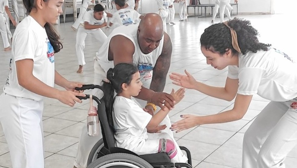 Festival Jiparanaense (RO) da Arte Capoeira 2025, organizado pela Abadá Capoeira. — Foto: Reprodução Rede Amazônica