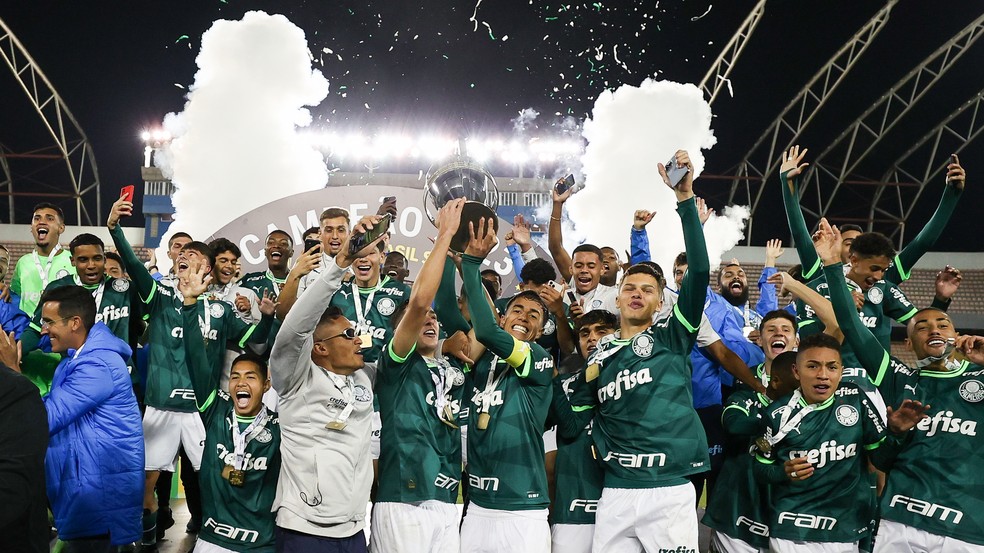 Palmeiras foi o campeão da Copa do Brasil Sub-17 2023 — Foto: Fabio Menotti/Palmeiras