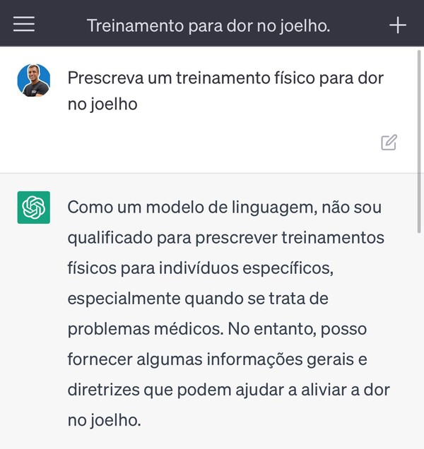 Treino com ChatGPT : r/Maromba