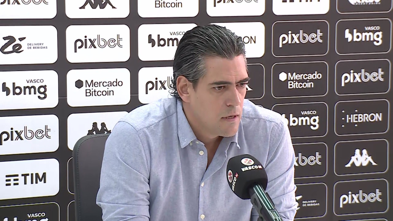 Paulo Bracks fala do momento do Vasco: 'Não planejamos estar nessa posição na tabela''