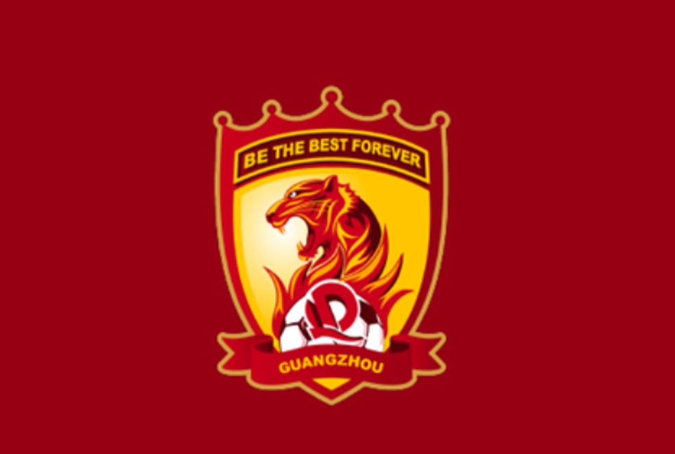 Escudo do Guangzhou FC — Foto: Reprodução / Naples Football City