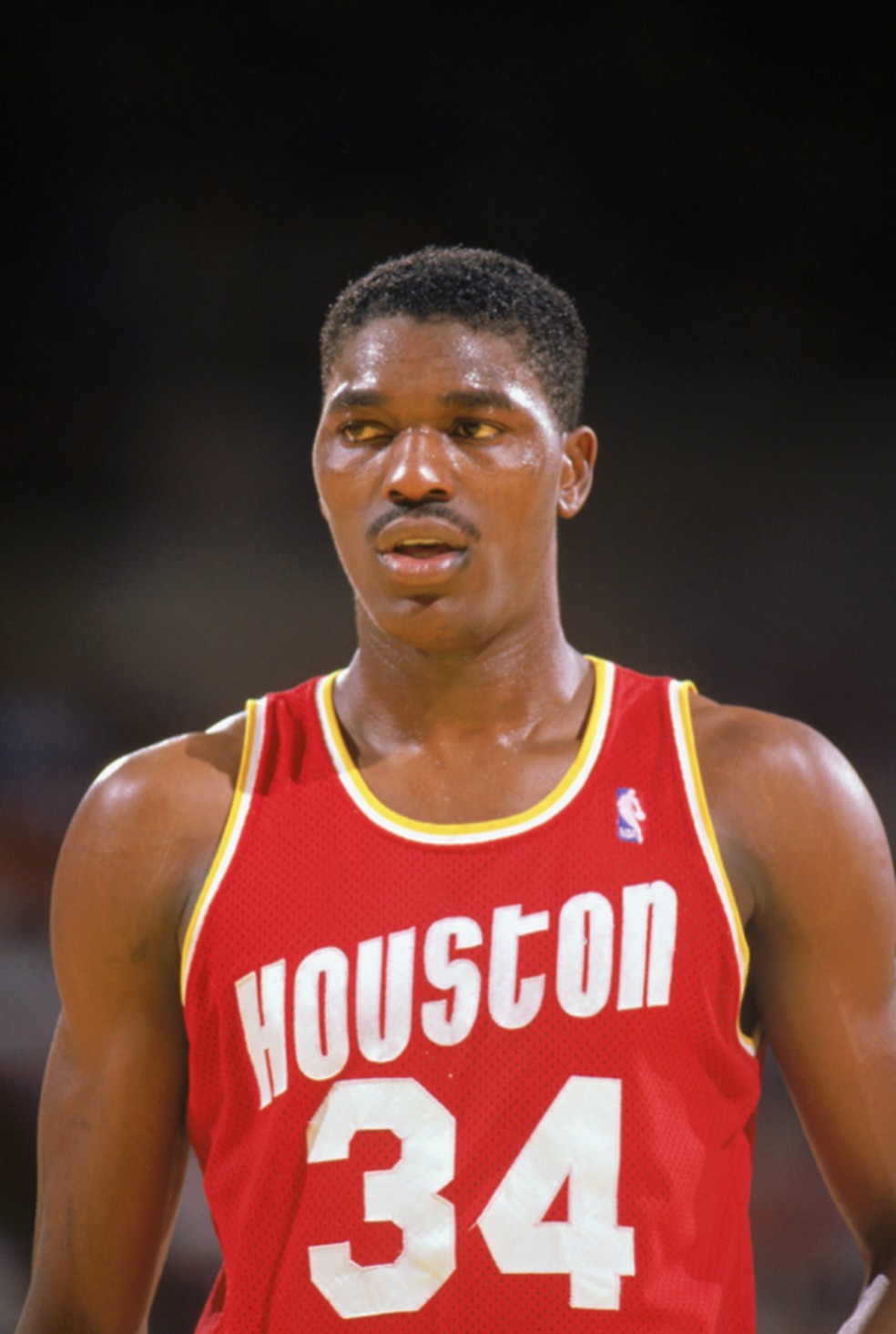 Hakeem Olajuwon NBA Basquete — Foto: Montagem