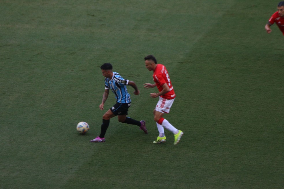 Dodi e Renê no Gre-Nal — Foto: João Victor Teixeira