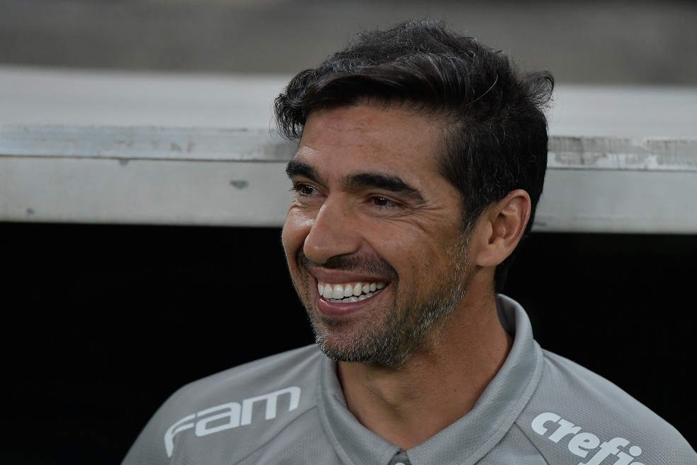 Abel Ferreira em Fluminense x Palmeiras — Foto: Thiago Ribeiro/AGIF