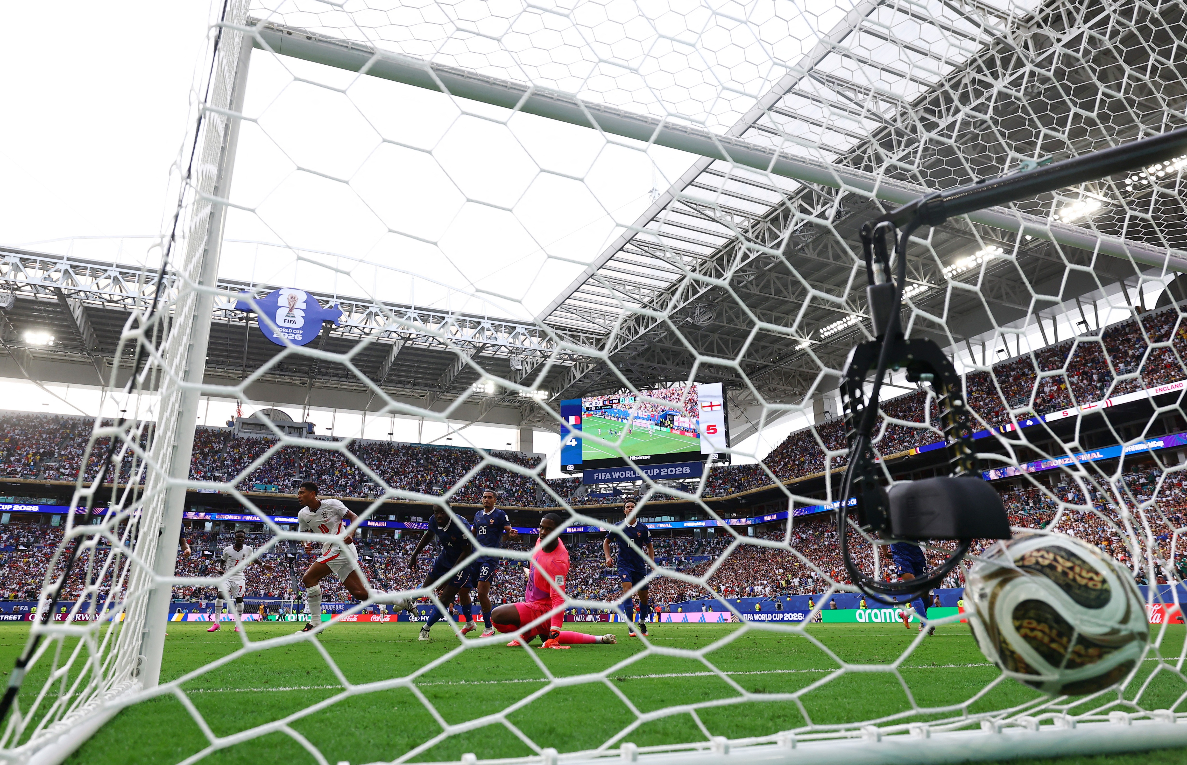 Jogo entre Inglaterra e França é o quinto com maior número de gols da história das Copas