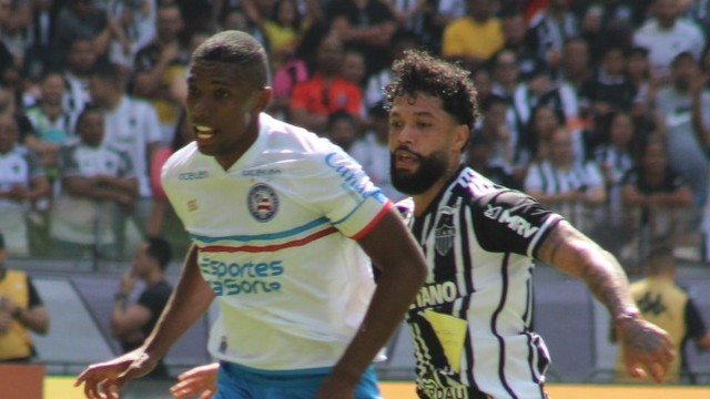 Kanu, do Bahia, contra o Atl&eacute;tico-MG