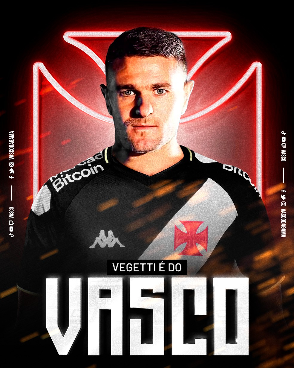 Vasco anincia a contratao de Pablo Vegetti  Foto: Divulgao