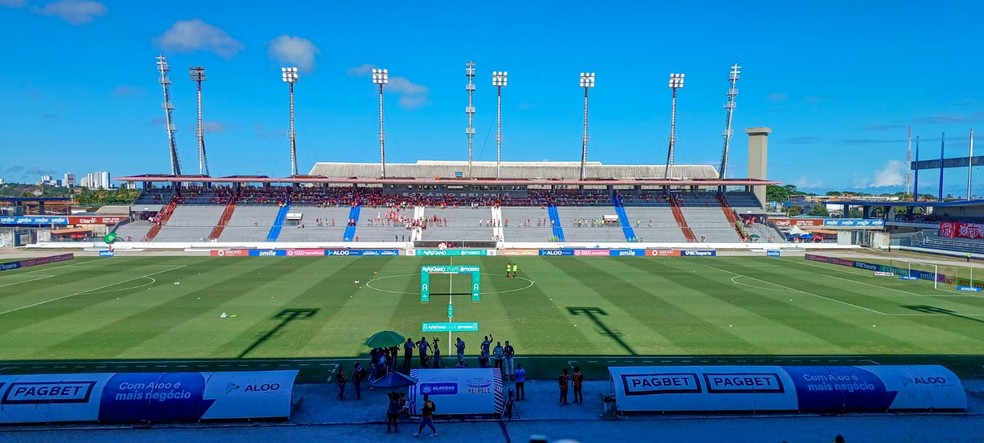 Primeiro jogo da semifinal do Alagoano entre CRB e Penedense será no Estádio Rei Pelé — Foto: Ailton Cruz