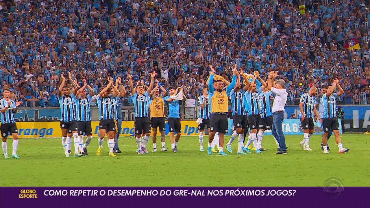 Como o Grêmio vai repetir o desempenho do Gre-Nal nos próximos jogos?