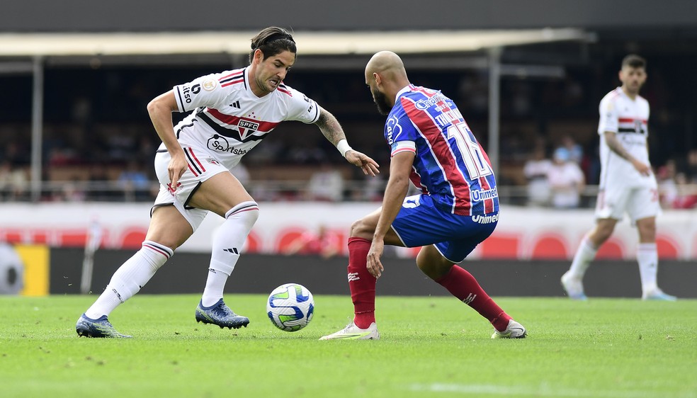 Alexandre Pato, São Paulo x Bahia — Foto: Marcos Ribolli