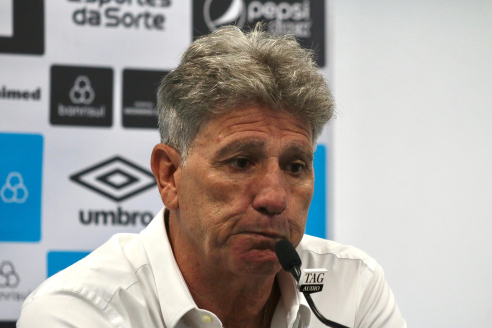 Renato explica empate do Grêmio para o Juventude — Foto: João Victor Teixeira