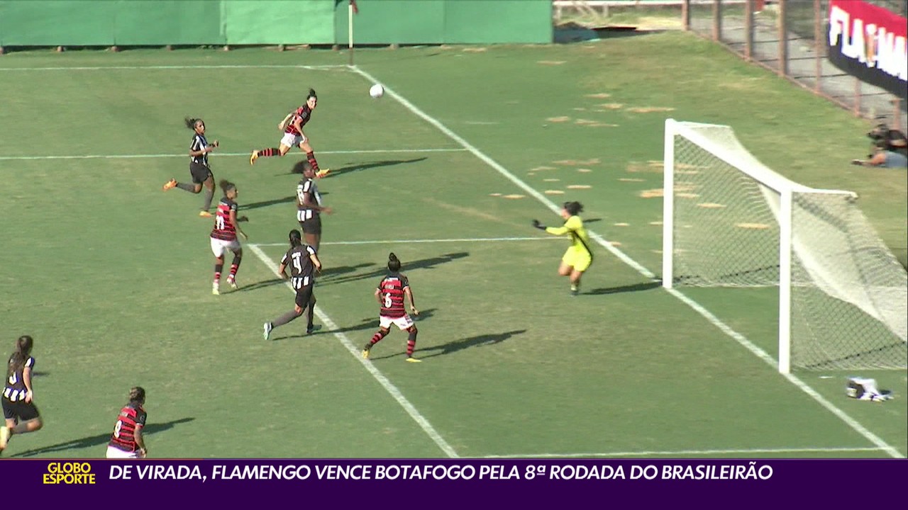 De virada, Flamengo vence o Botafogo pela 8ª Rodada do Brasileirão Feminino