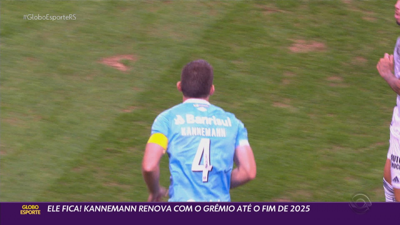 Kannemann fica! Zagueiro renova com o Grêmio até o fim de 2025