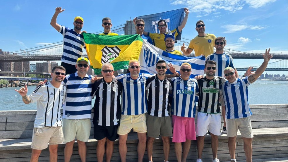 Torcedores avaianos e alvinegros na Copa dos Estados Unidos