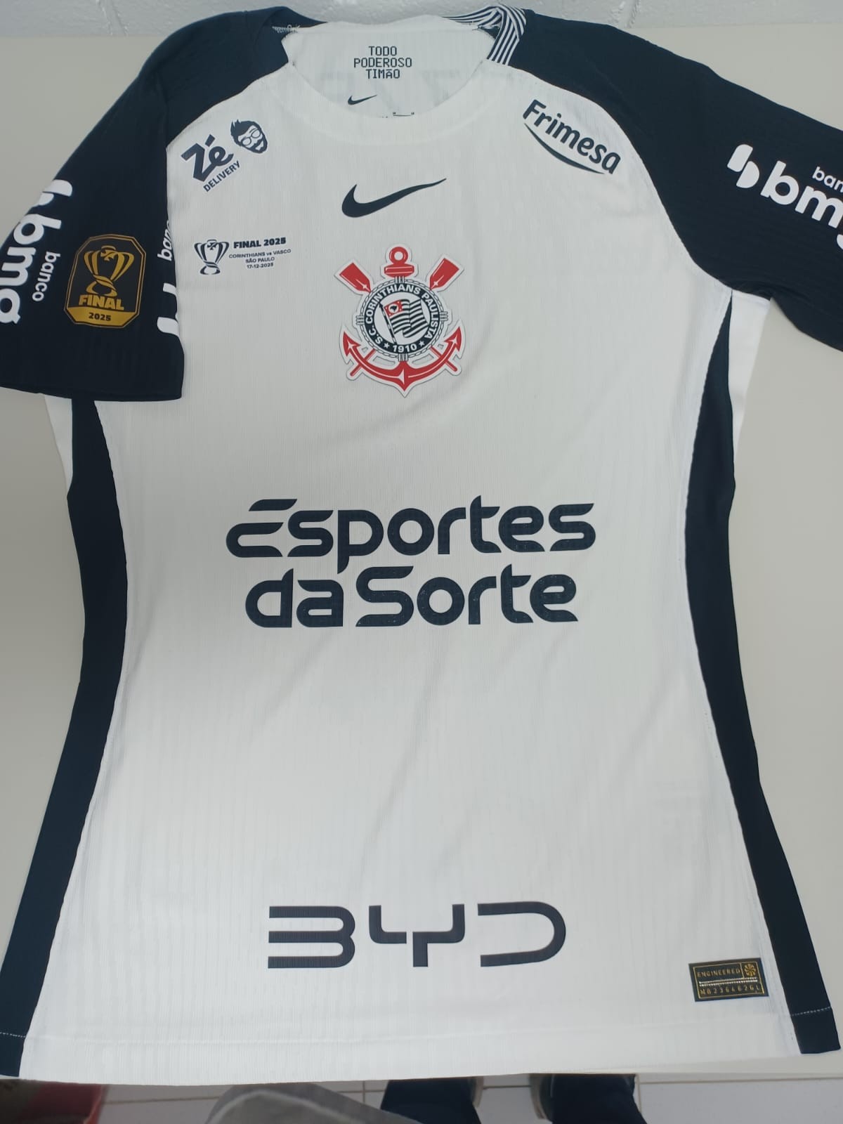 Corinthians fecha patrocínio de última hora para a final da Copa do Brasil em momento decisivo