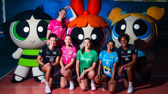 CBV lança coleção de uniformes da seleção feminina inspirada em As Meninas Superpoderosas