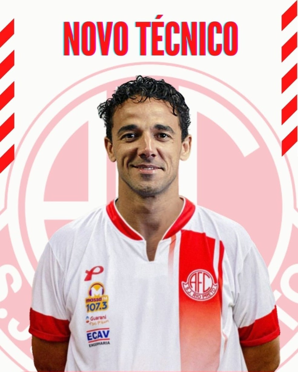 Weligton Robson &eacute; o novo t&eacute;cnico do Am&eacute;rica-SP &mdash; Foto: Divulga&ccedil;&atilde;o