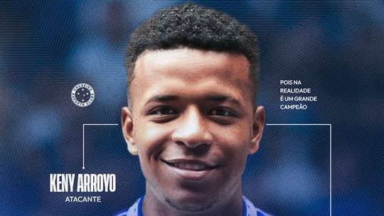 Cruzeiro anuncia a contratação de Keny Arroyo