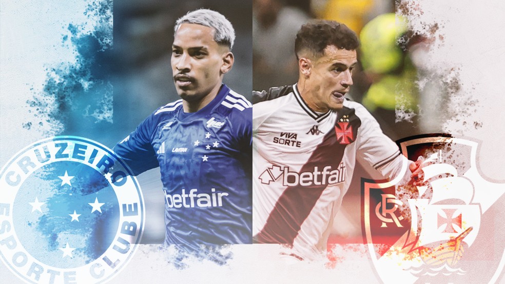 Cruzeiro x Vasco; Matheus Pereira e Philippe Coutinho — Foto: ge