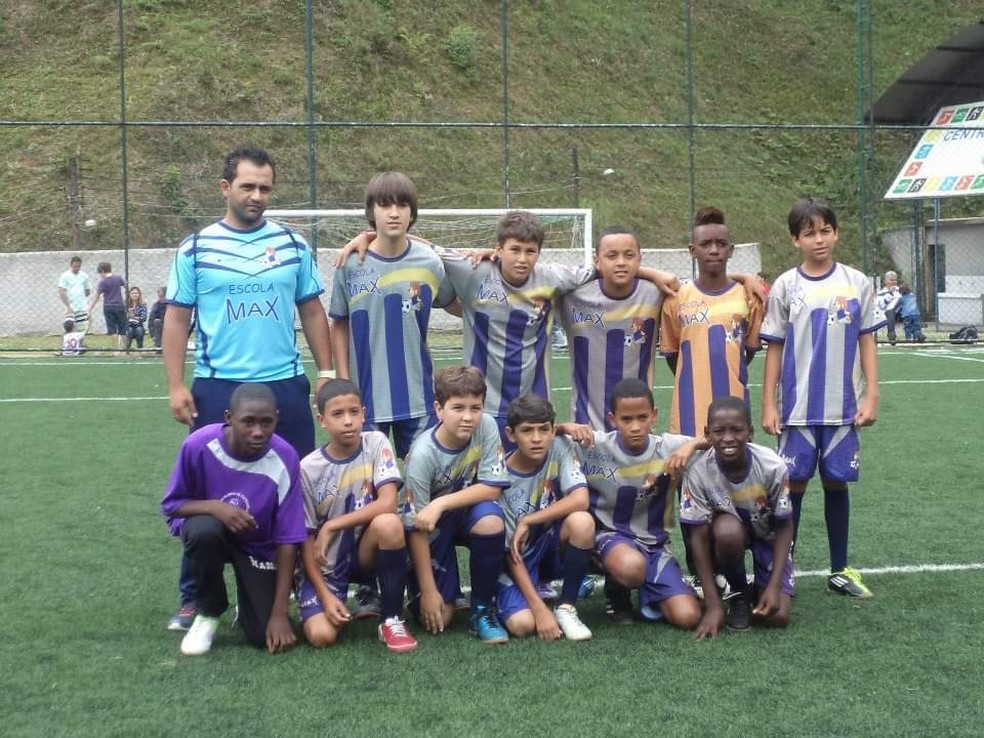 Luiz Henrique em torneio, antes de ser descoberto pelo Fluminense — Foto: Arquivo pessoal