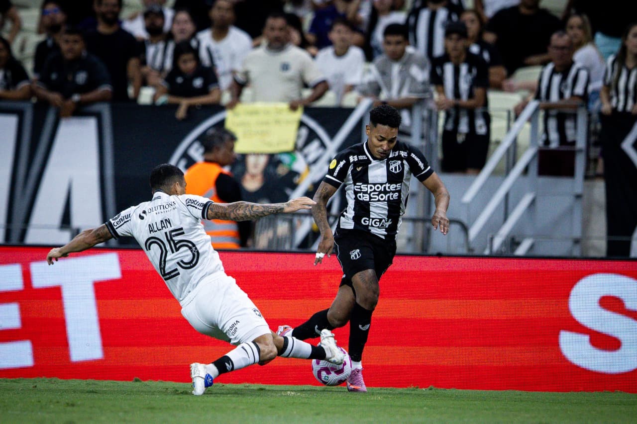 Análise: apatia e falhas marcam derrota do Ceará para o Botafogo