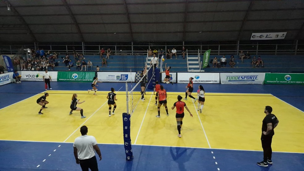 Campo Grande estreia com vitória na Superliga C de Vôlei. — Foto: Huanderson Merlotti