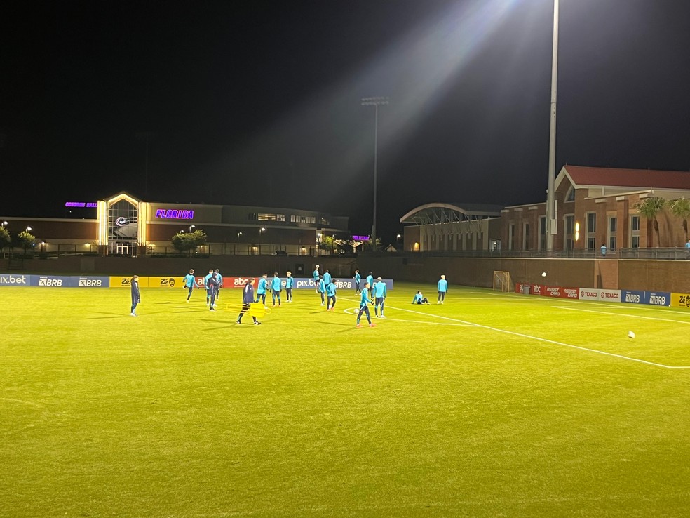 Flamengo faz primeiro treino da pré-temporada nos Estados Unidos — Foto: Emanuelle Ribeiro