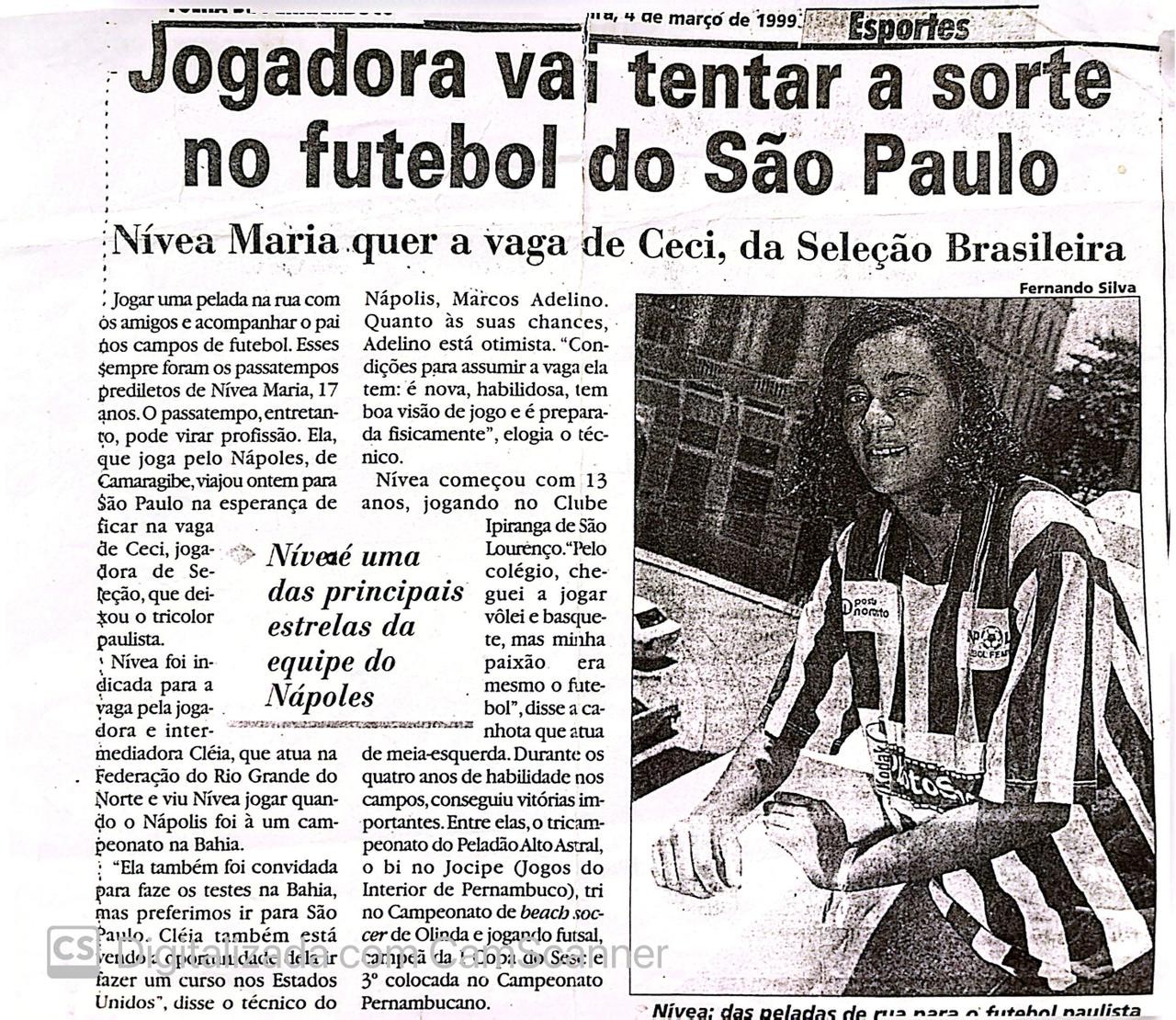 Conheça Nívia de Lima, pioneira e símbolo de luta entre as mulheres no futebol masculino