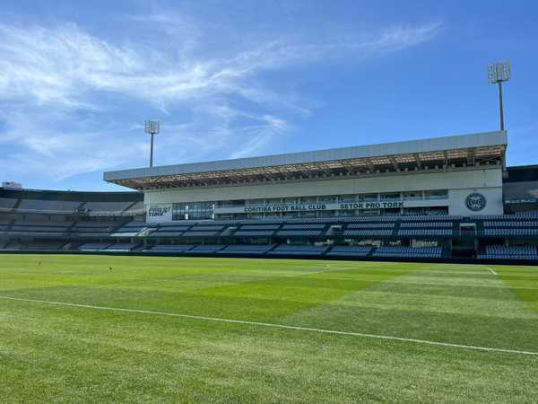 Estádio Couto Pereira preparado para confronto entre Grêmio e Fluminense
