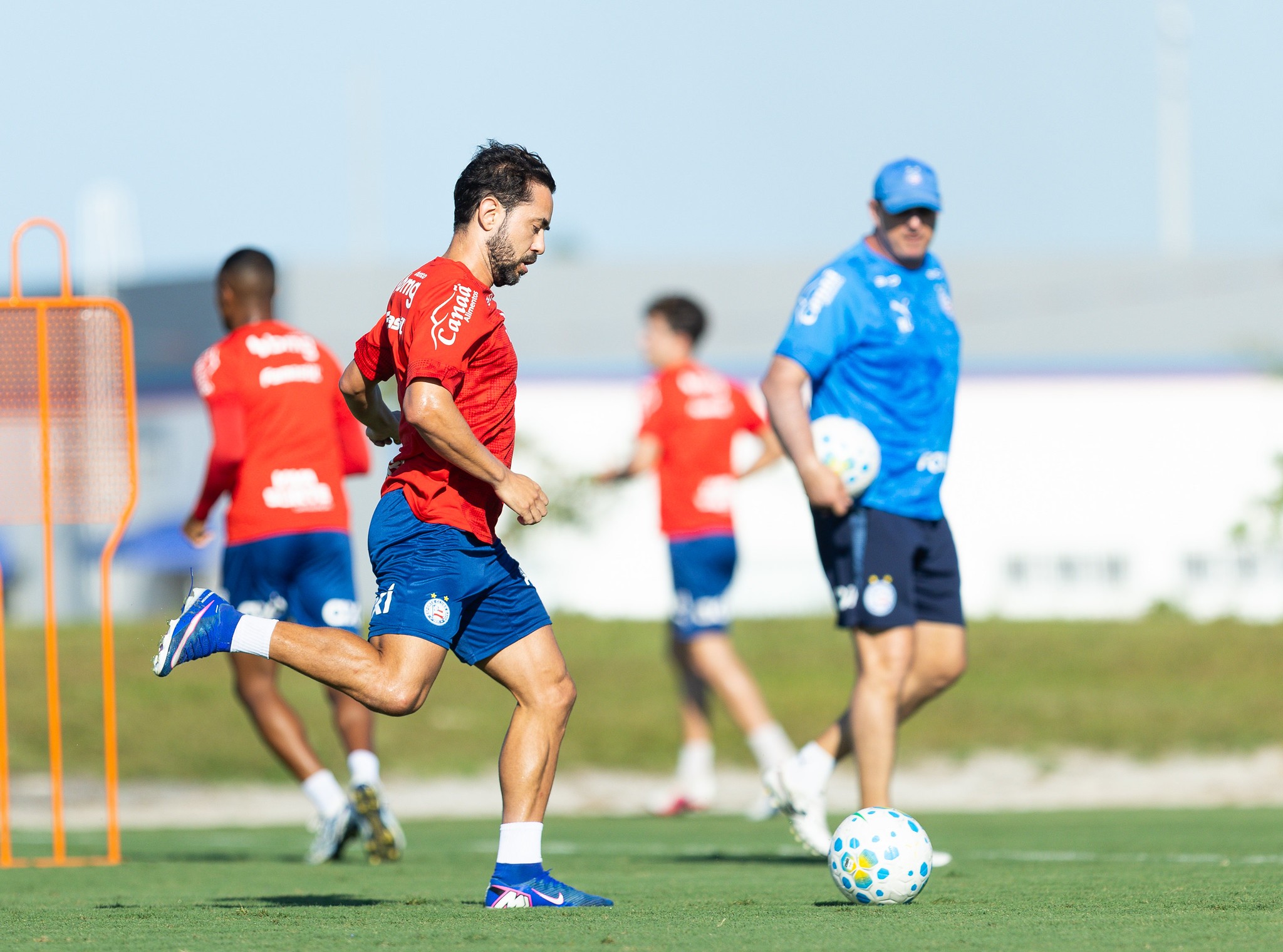 Com Michel Araujo na transição, Bahia treina para enfrentar o Palmeiras