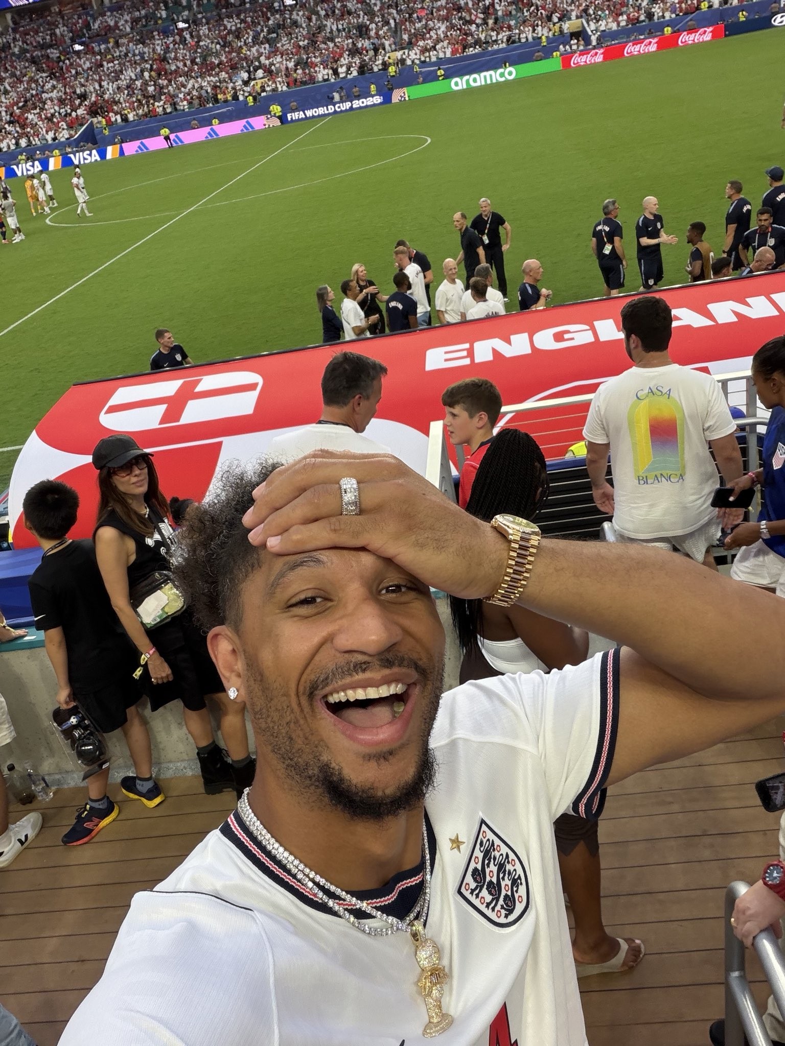Campeão da NBA reforça torcida da Inglaterra na Copa do Mundo: "Não consigo acreditar"