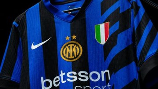 Inter de Milão divulga novo uniforme para a temporada 2024/25; veja
