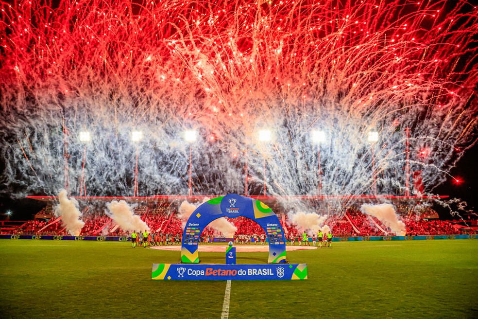 Estádio Rei Pelé, em Maceió, recebe o jogo entre CRB e Novorizontino — Foto: Ailton Cruz