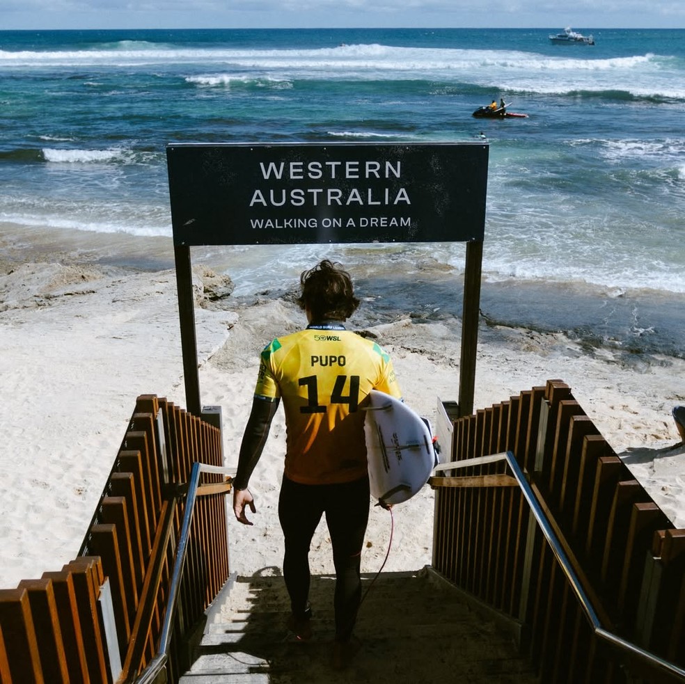 Miguel Pupo competindo com a lycra amarela — Miguel Pupo