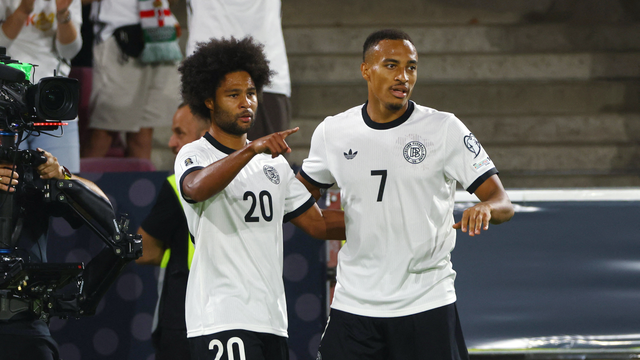Gnabry - Alemanha x Irlanda do Norte - Eliminat&oacute;rias Europeias Copa 2026