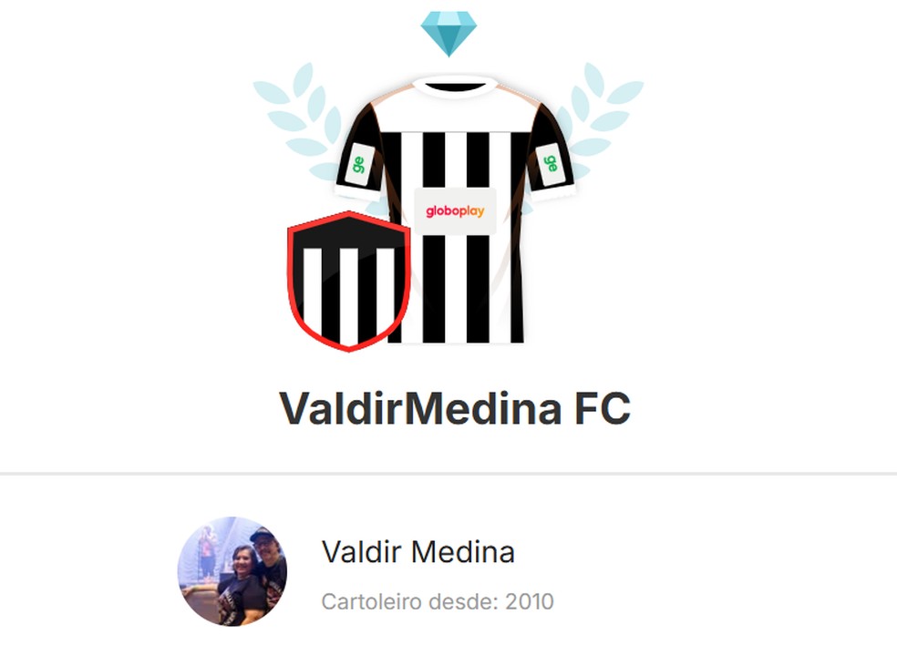 Time campeão do nível Ouro da Liga Premiada Cartola