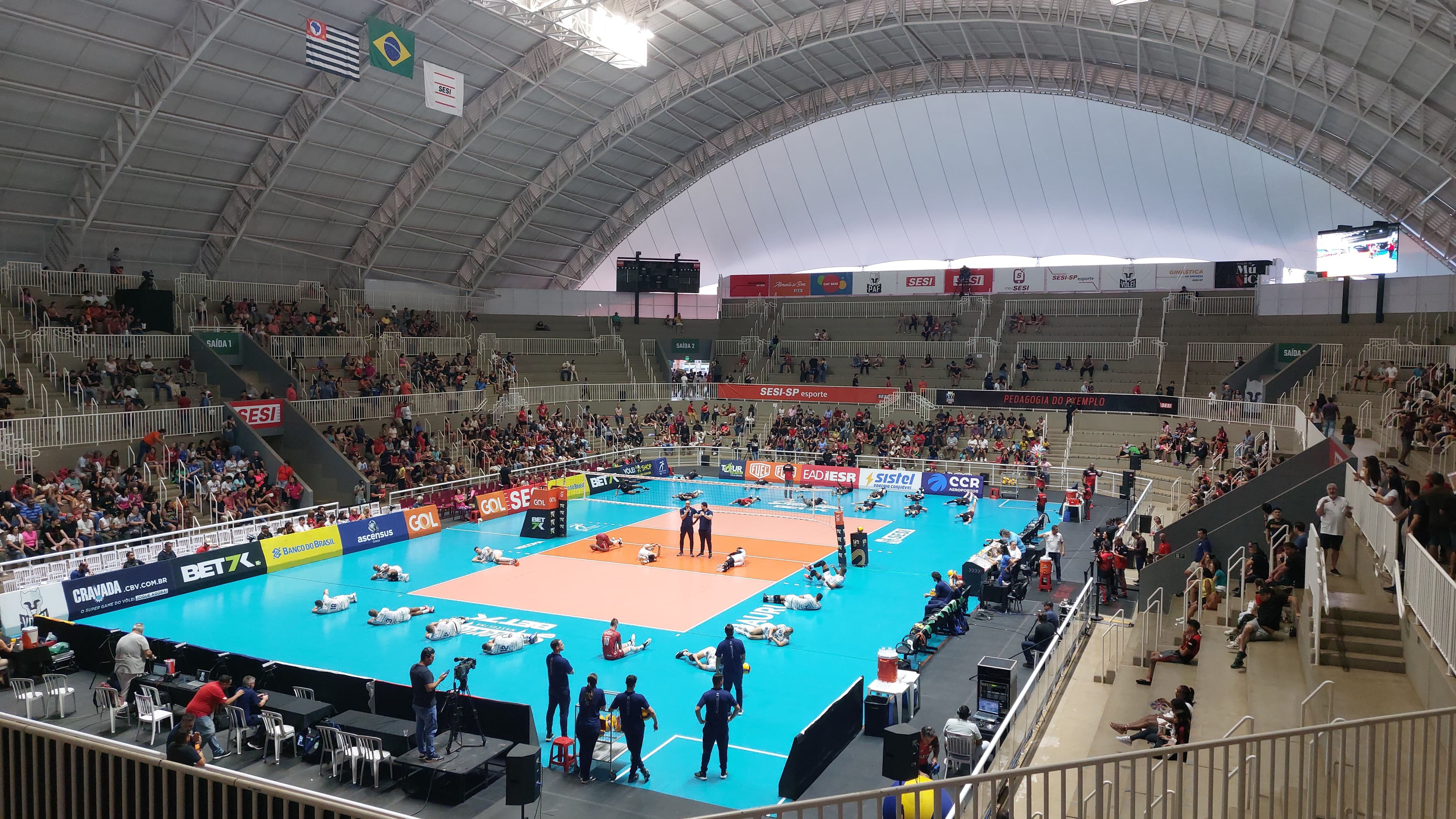 Sesi-Bauru x Itaquá: veja horário e onde assistir o duelo do Paulista de vôlei masculino
