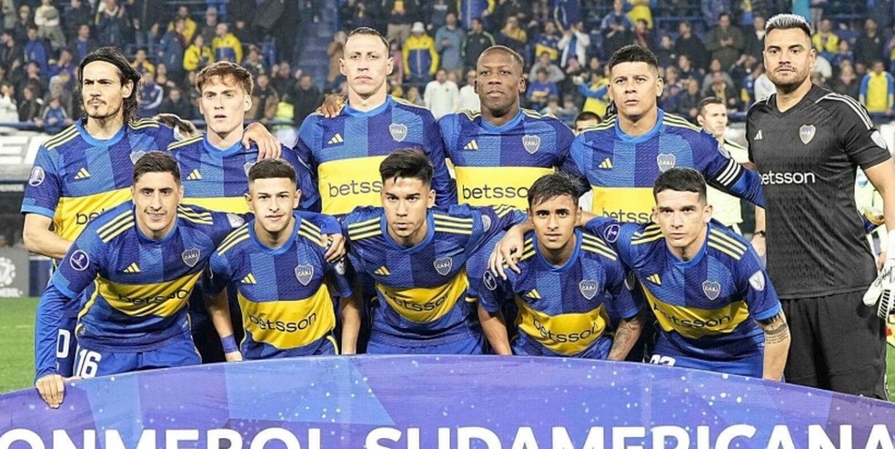 Time do Boca Juniors, adversário do Cruzeiro — Foto: Divulgação/Boca Juniors