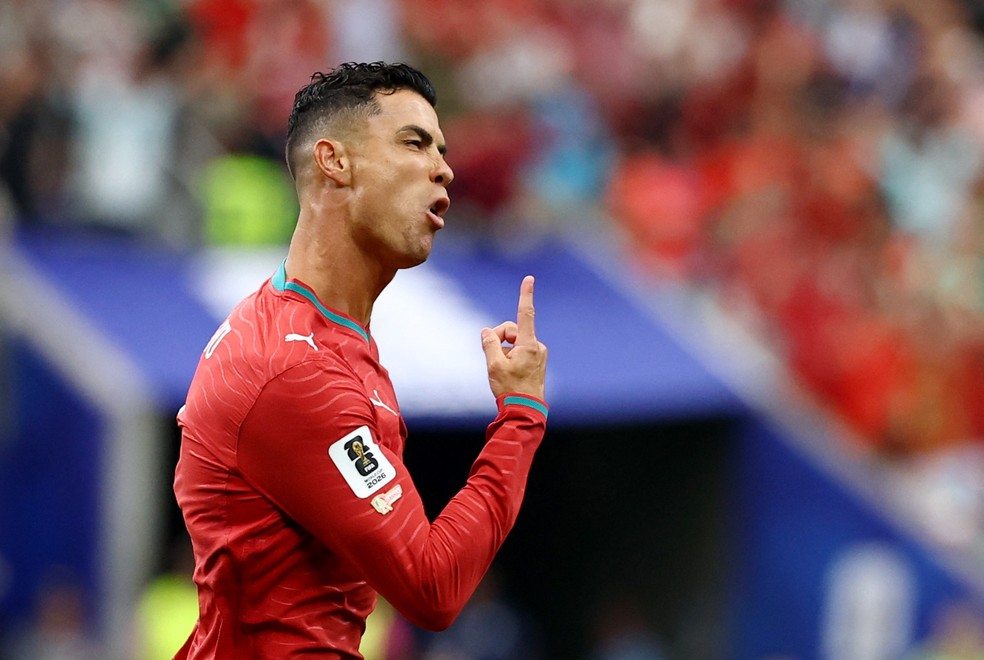 Cristiano Ronaldo em partida da segunda rodada