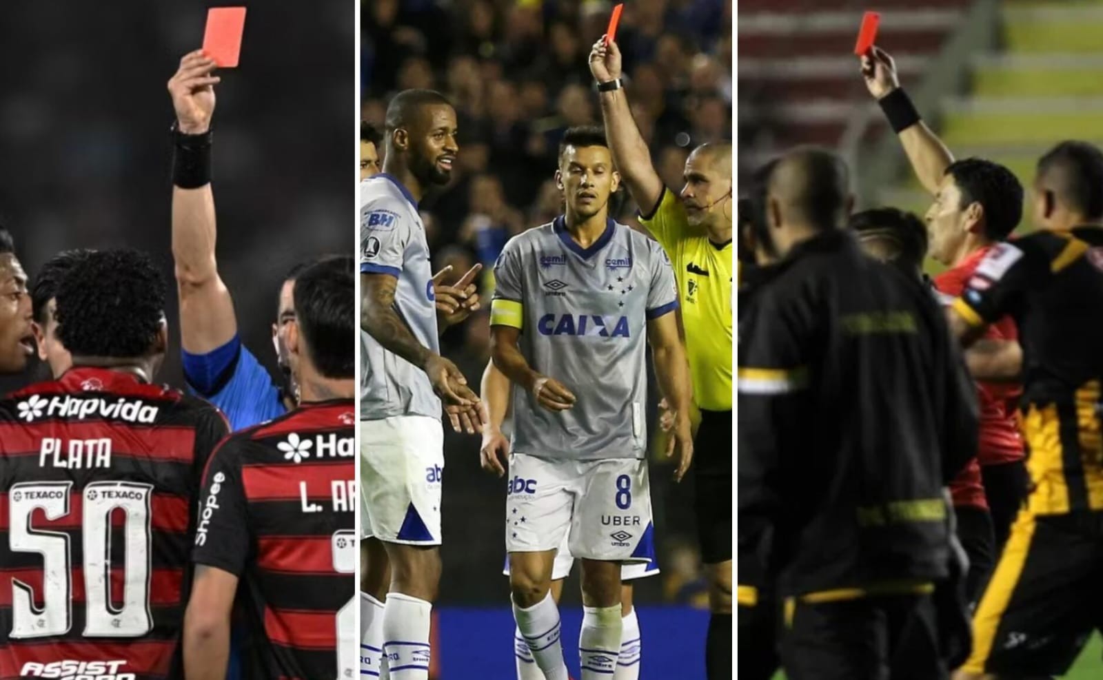 Clubes solicitam anulação de cartões na Conmebol: casos de Romagnoli a Plata