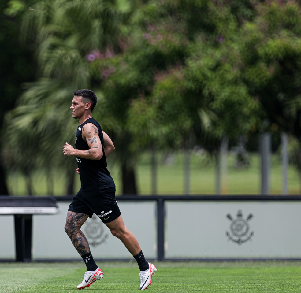 Rojas em treino do Corinthians — Foto: Rodrigo Coca/Ag. Corinthians