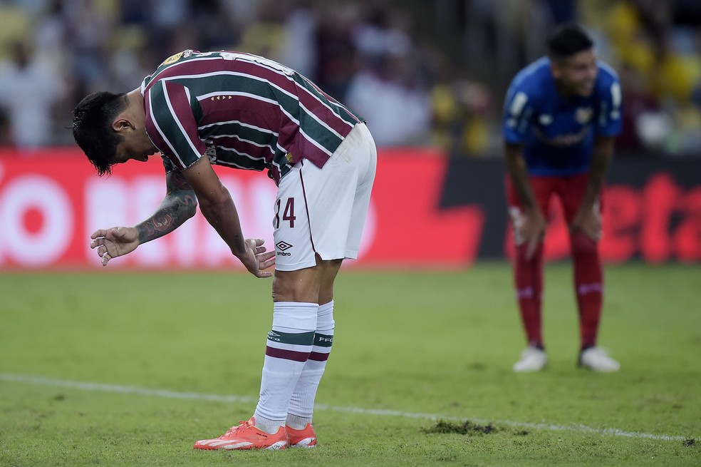 Cano, Fluminense, Bragantino — Foto: Alexandre Loureiro/AGIF