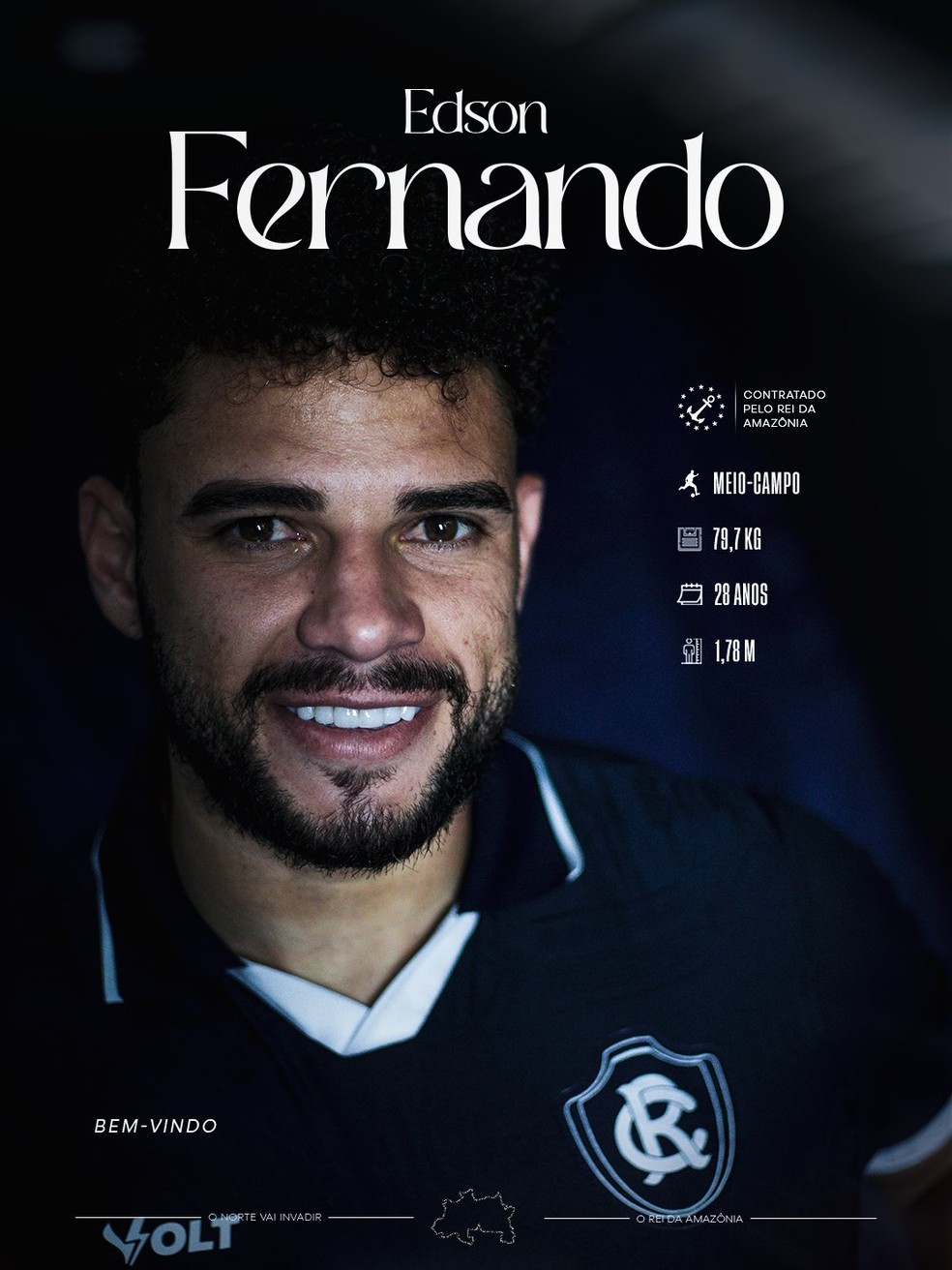 Edson Fernando foi confirmado pelo Remo